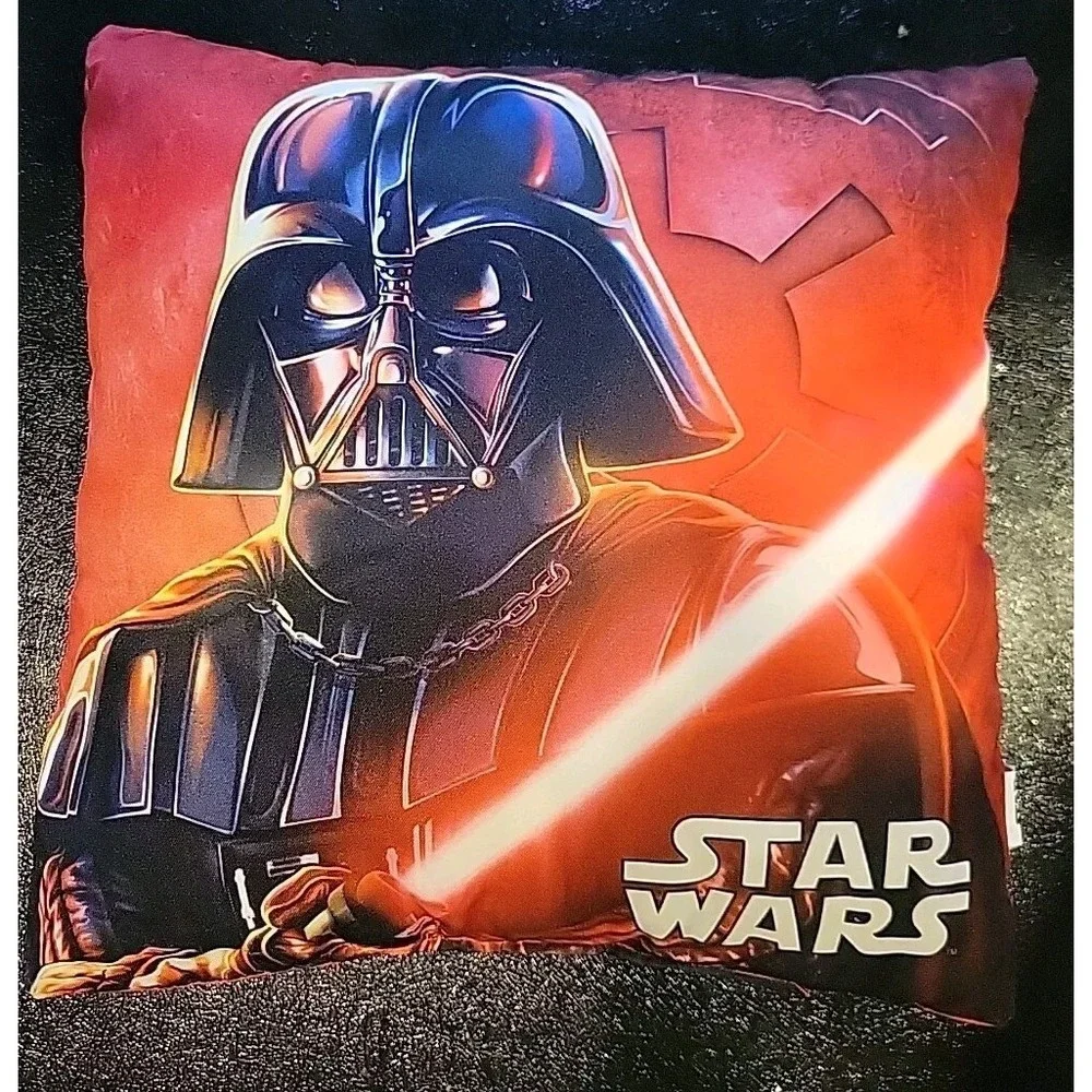 Movie Star Wars Print Pillow Set Of 2‎ Vader&trooper